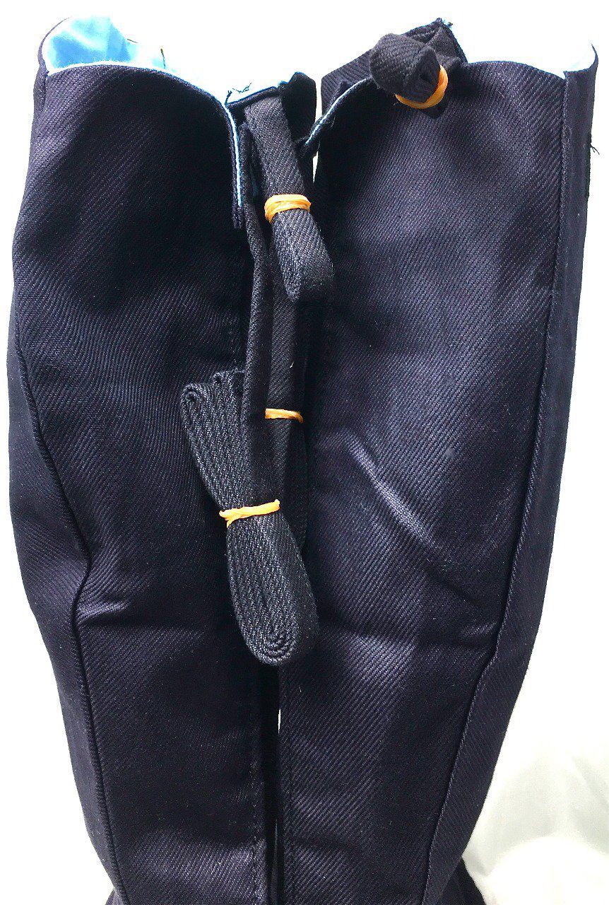 Chaussures Jikatabi Ninja bleu nuit Hautes 18 Kohaze