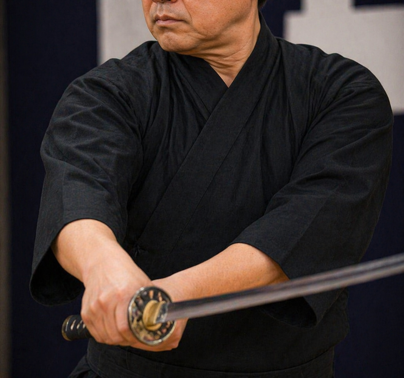 Dogi Iaido Noir Toray Tetrex® – Tozando (Taille 6)