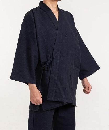Luxe Samue Sashiko en coton lourd double épaisseur  Fabriqué auJapon