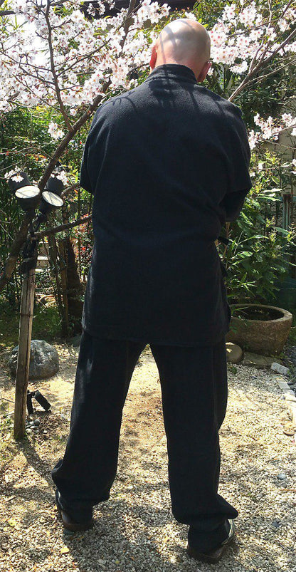 Luxe Samue Sashiko en coton lourd double épaisseur  Fabriqué auJapon