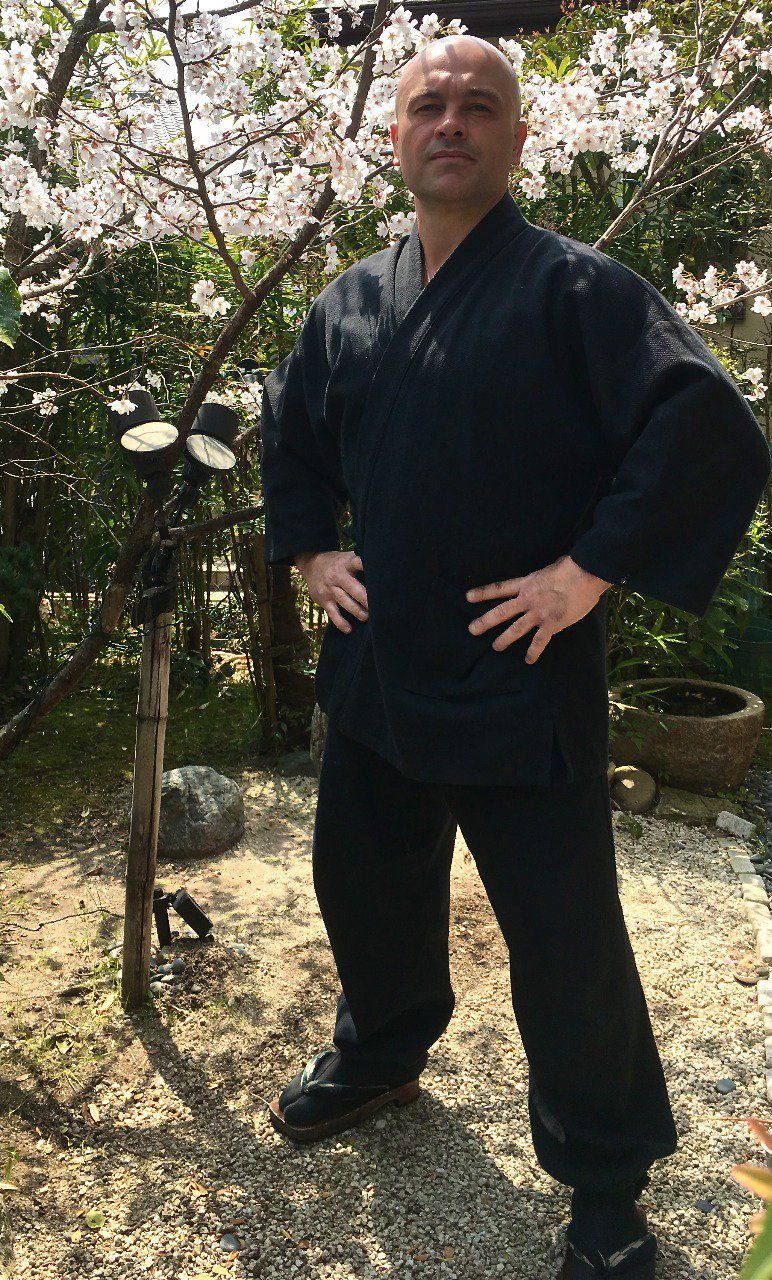 Luxe Samue Sashiko en coton lourd double épaisseur  Fabriqué auJapon