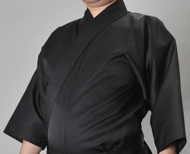 Dogi Iaido DeLuxe Tozando – Noir Polyester (Taille S)