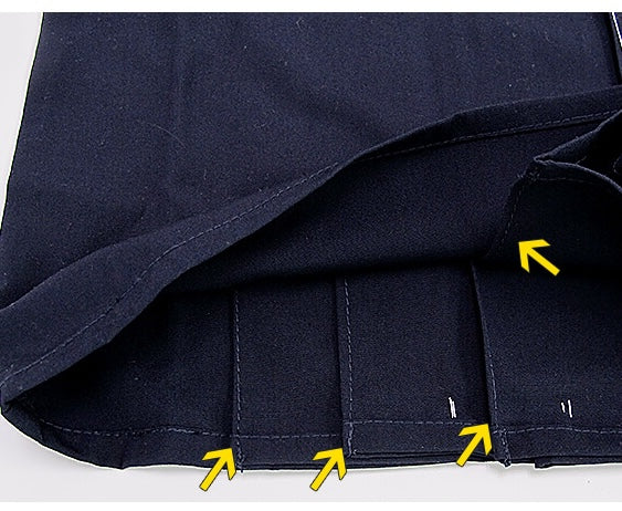 Hakama de Kendo Tozando Tetron – Bleu marine Standard – Taille 27