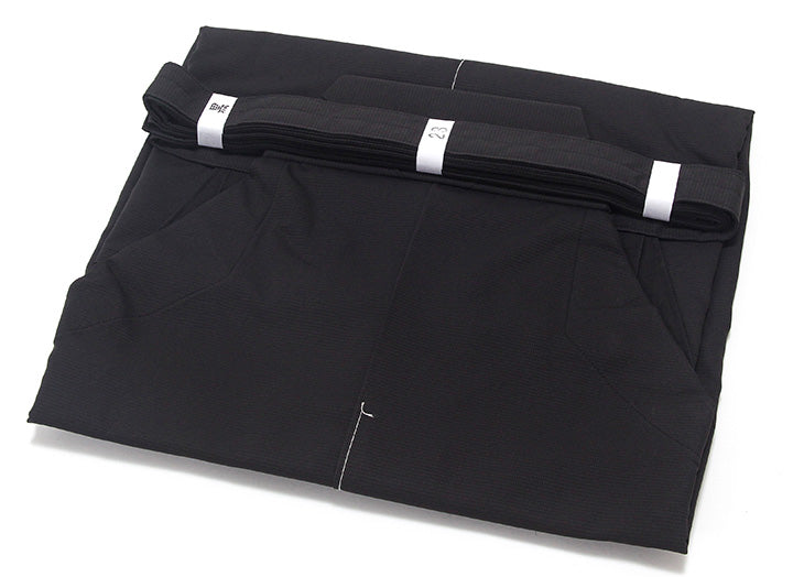 Hakama japonais Iaido Furyu Uchimizu noir polyester Taille 26 - Tozando