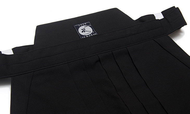 Hakama japonais Iaido Furyu Uchimizu noir polyester Taille 26 - Tozando