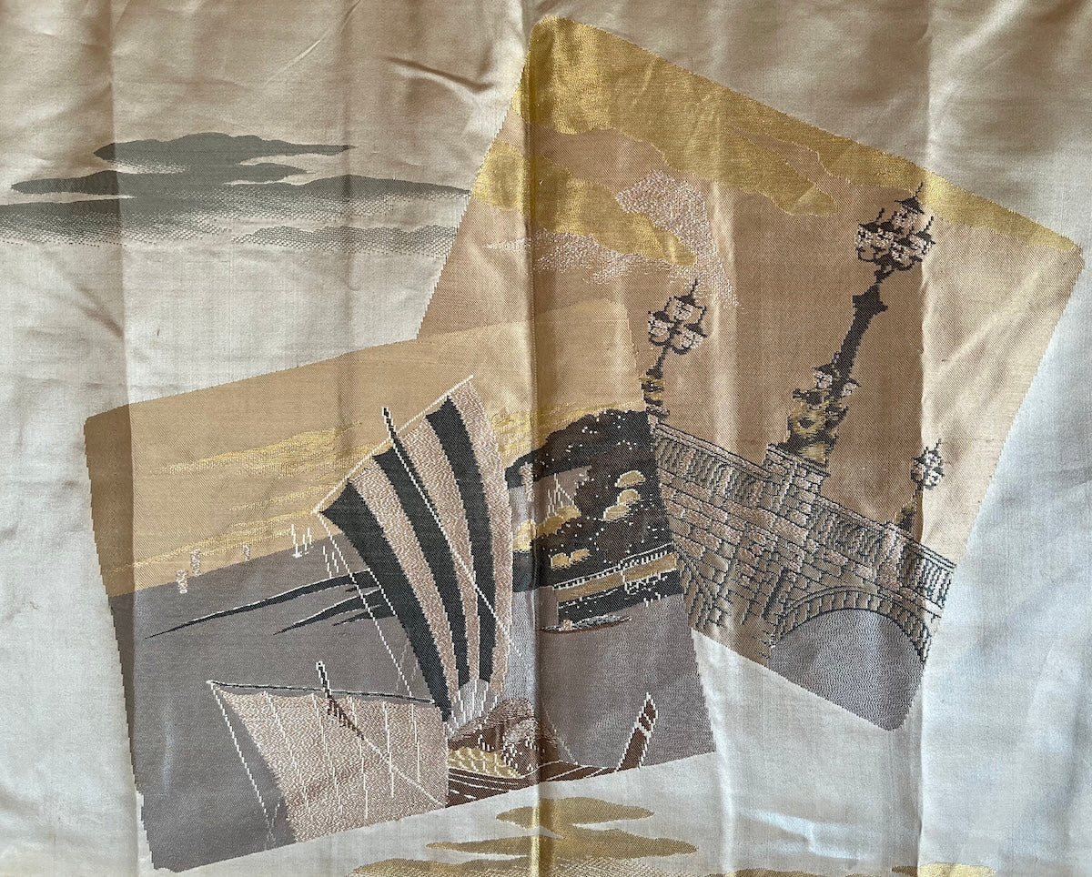 Haori Japonais Homme Soie Noire Futatsu Hiki MonTsuki  Art Japon-Paris