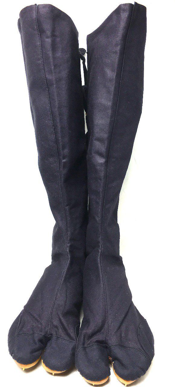 Chaussures Jikatabi Ninja bleu nuit Hautes 18 Kohaze