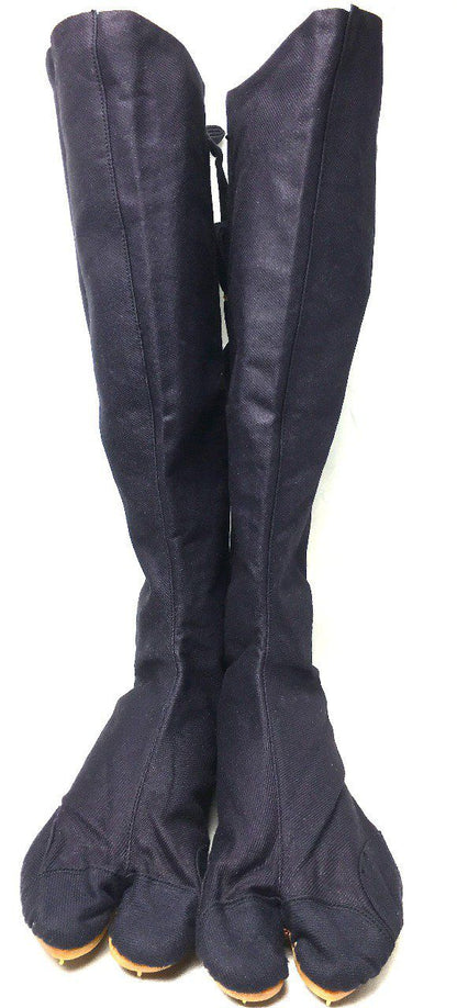 Chaussures Jikatabi Ninja bleu nuit Hautes 18 Kohaze