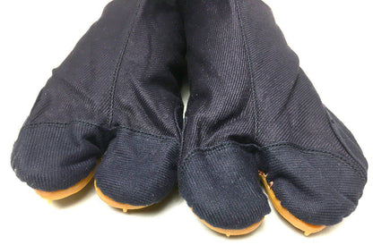 Chaussures Jikatabi Ninja bleu nuit Hautes 18 Kohaze