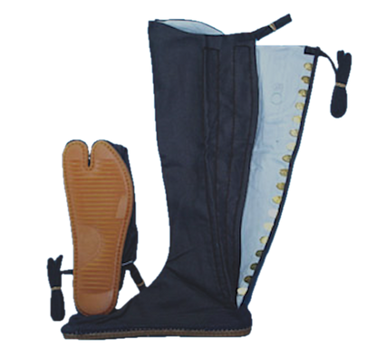 Chaussures Jikatabi Ninja bleu nuit Hautes 18 Kohaze