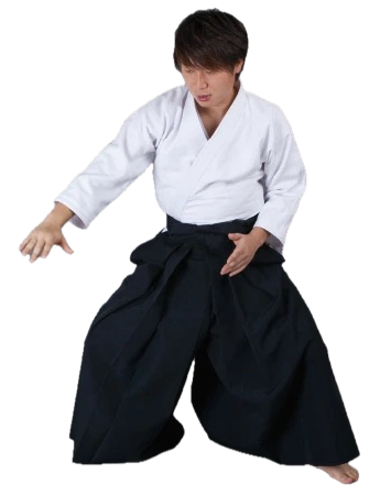 Hakama Aikido Aikikai ISAMI Bleu Marine Taille 26 – Fabriqué au Japon