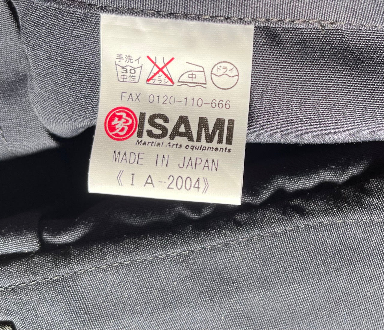 Hakama Aikido Aikikai ISAMI Bleu Marine Taille 26 – Fabriqué au Japon