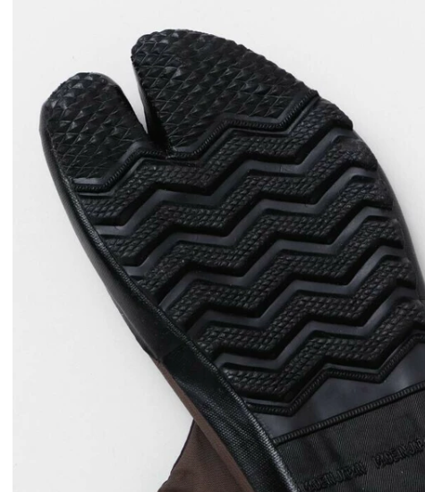 Jikatabi japonais traditionnels pour homme – Toile violette avec semelle imperméable (27 cm)