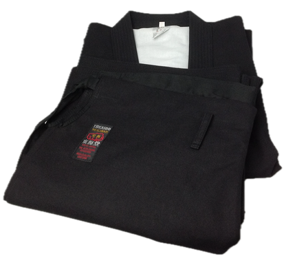 Kimono Ninjutsu noir coton lourd KONGO SAB 金剛 Tokaido Taille 3.5 (155 cm)