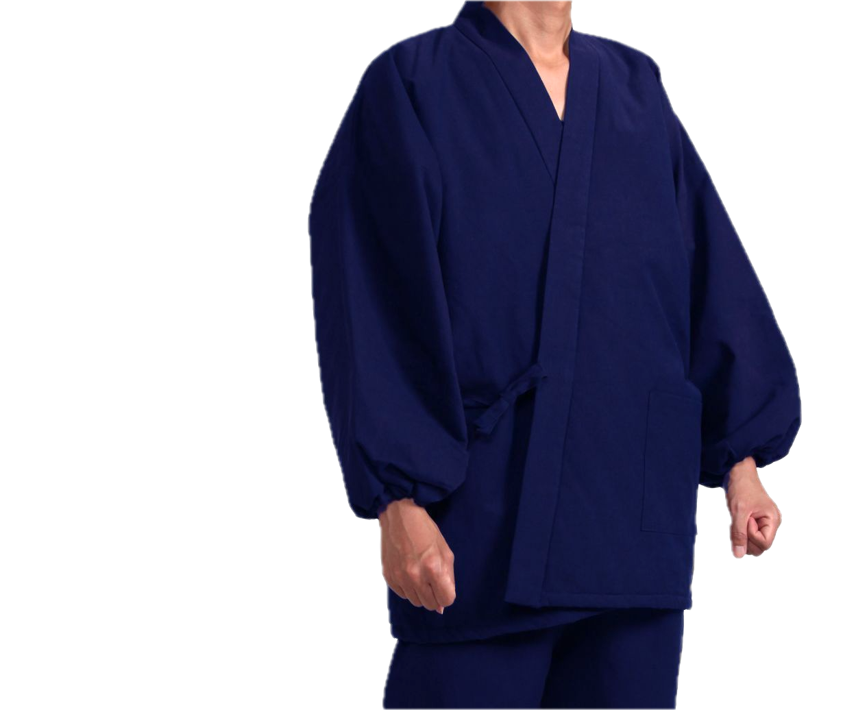 Samue Japonais d’Hiver Enseki Gaisen Coton Doublé Warmal® Teijin, Made in Japan