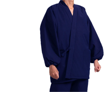 Samue Japonais d’Hiver Enseki Gaisen Coton Doublé Warmal® Teijin, Made in Japan