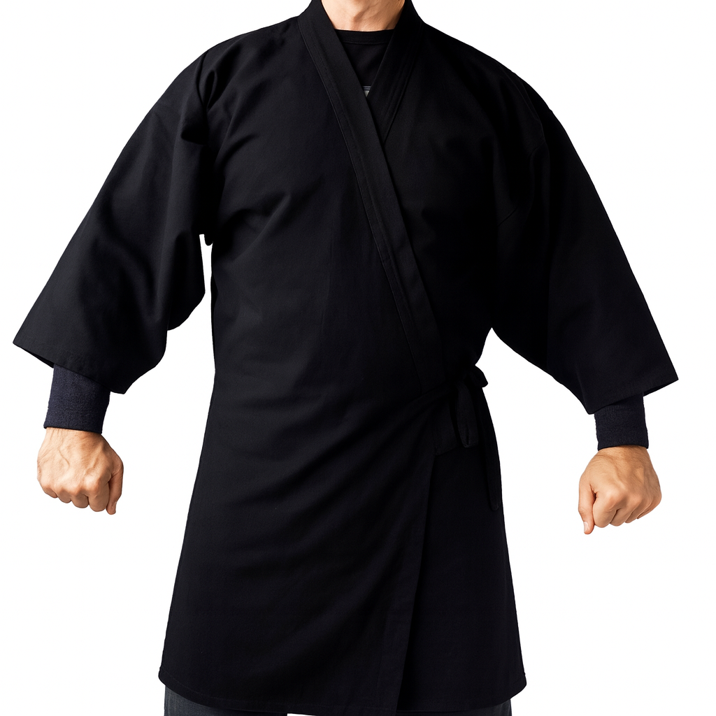 Veste Uwagi Ninja Traditionnelle Noire Polyester