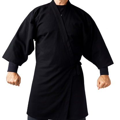 Veste Uwagi Ninja Traditionnelle Noire Polyester